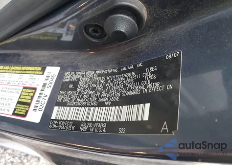2008 Toyota Sienna Le from USA, damaged, VIN 5TDZK23C58S103460
